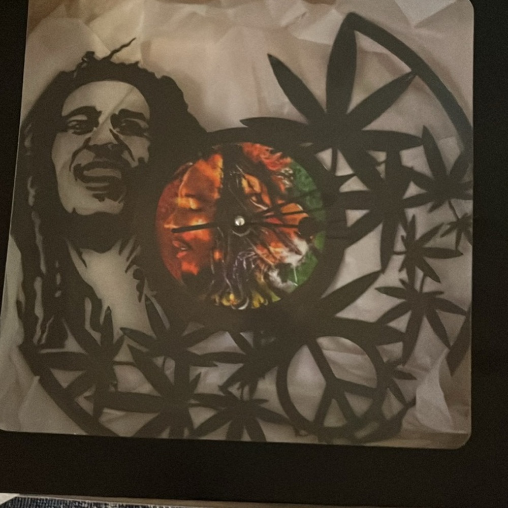 Bob Marley Wall clock